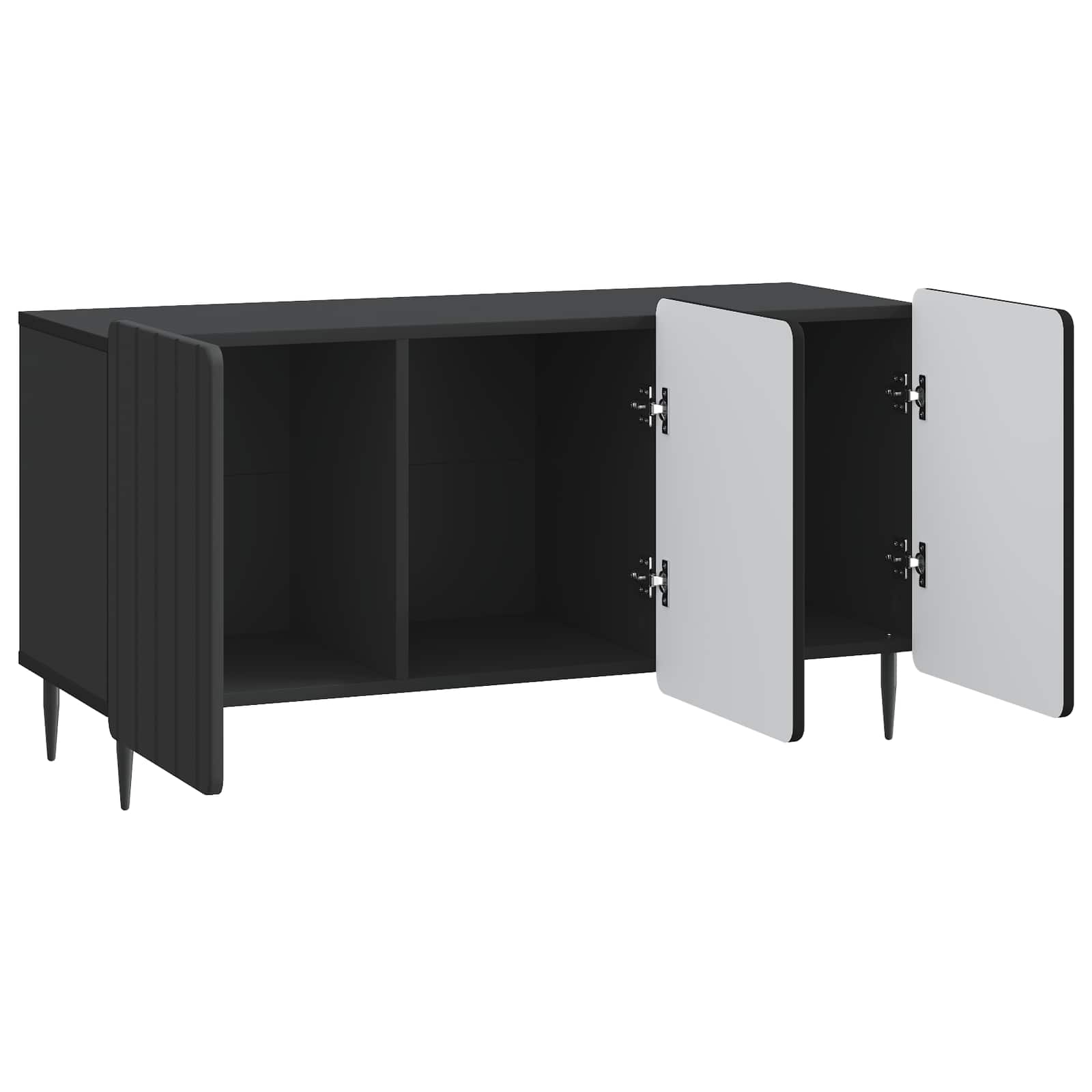 Ντουλάπι TV Μαύρο 99 x 34,5 x 52 cm Επεξεργασμένο Ξύλο - Pakobazaar