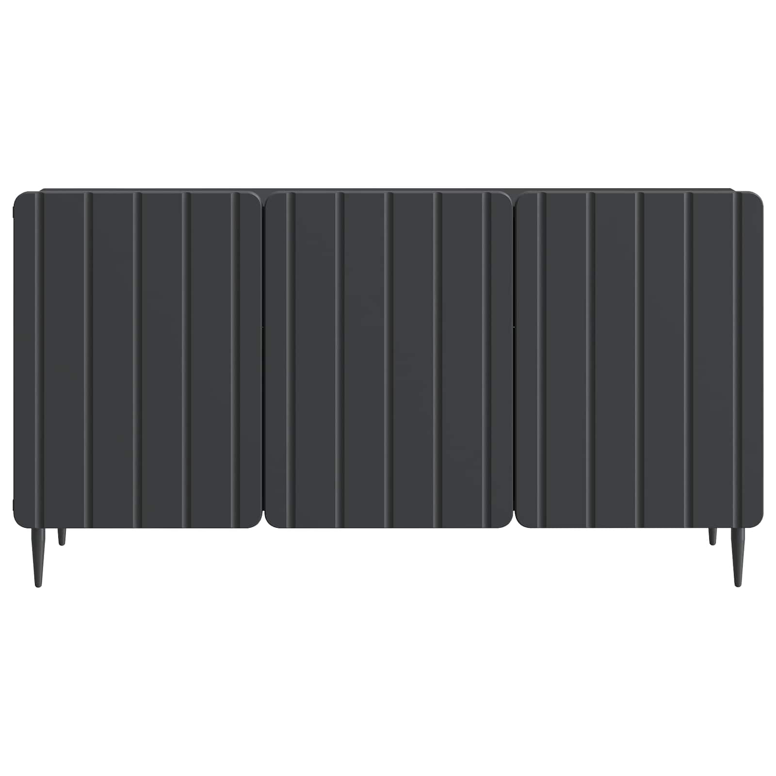 Ντουλάπι TV Μαύρο 99 x 34,5 x 52 cm Επεξεργασμένο Ξύλο - Pakobazaar