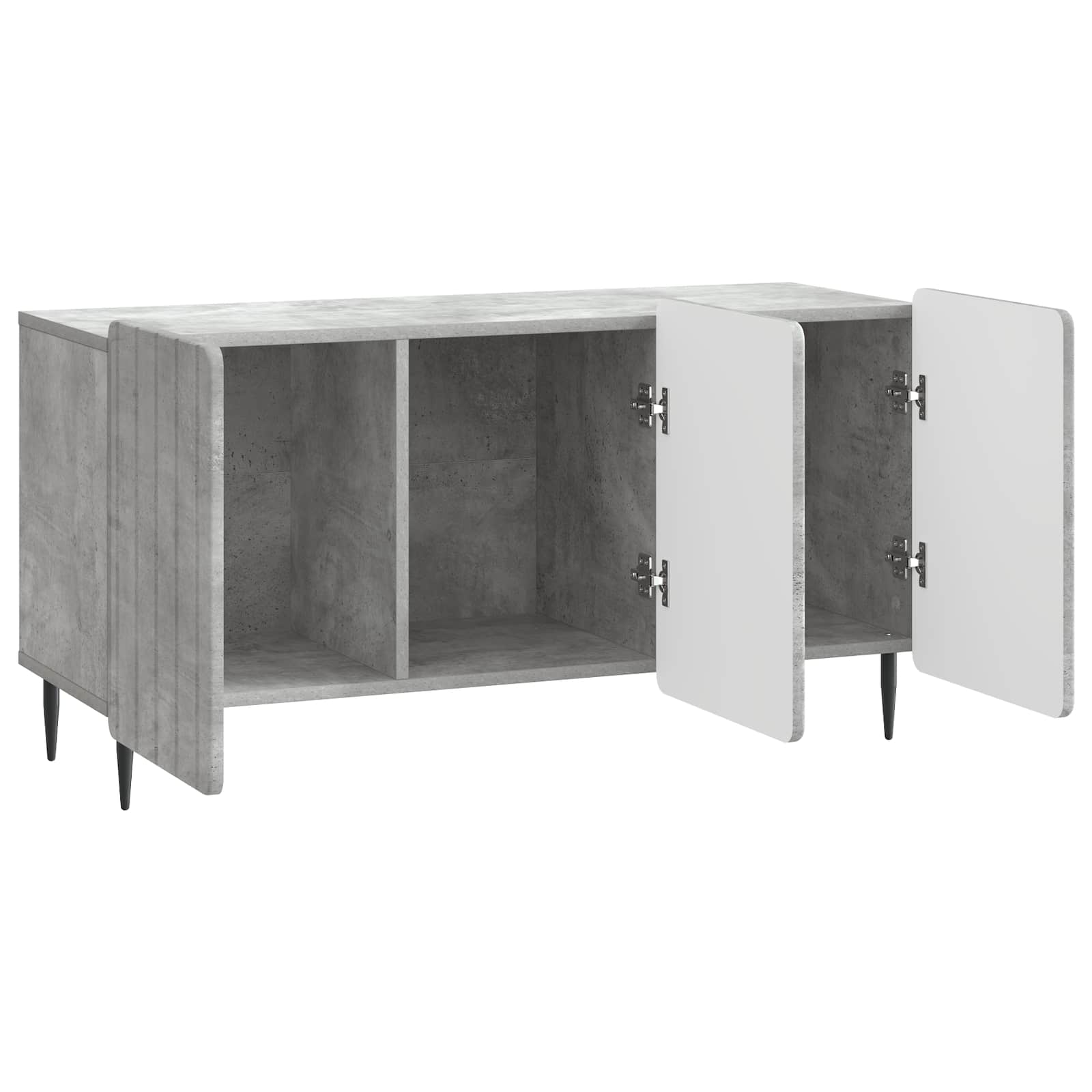 Ντουλάπι TV Γκρι Σκυροδέματος 99 x 34,5 x 52 cm - Pakobazaar