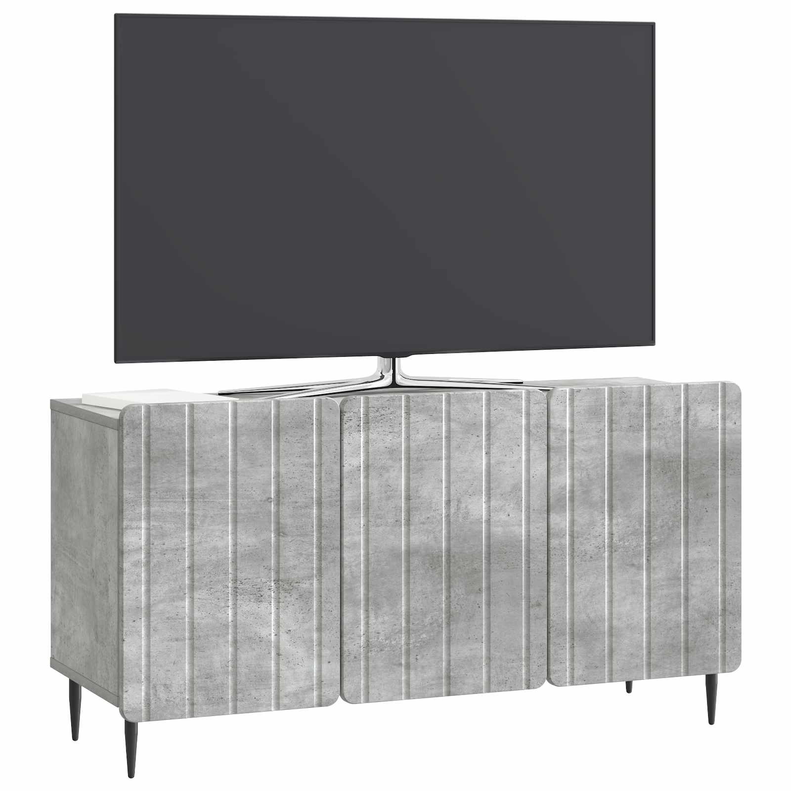 Ντουλάπι TV Γκρι Σκυροδέματος 99 x 34,5 x 52 cm - Pakobazaar