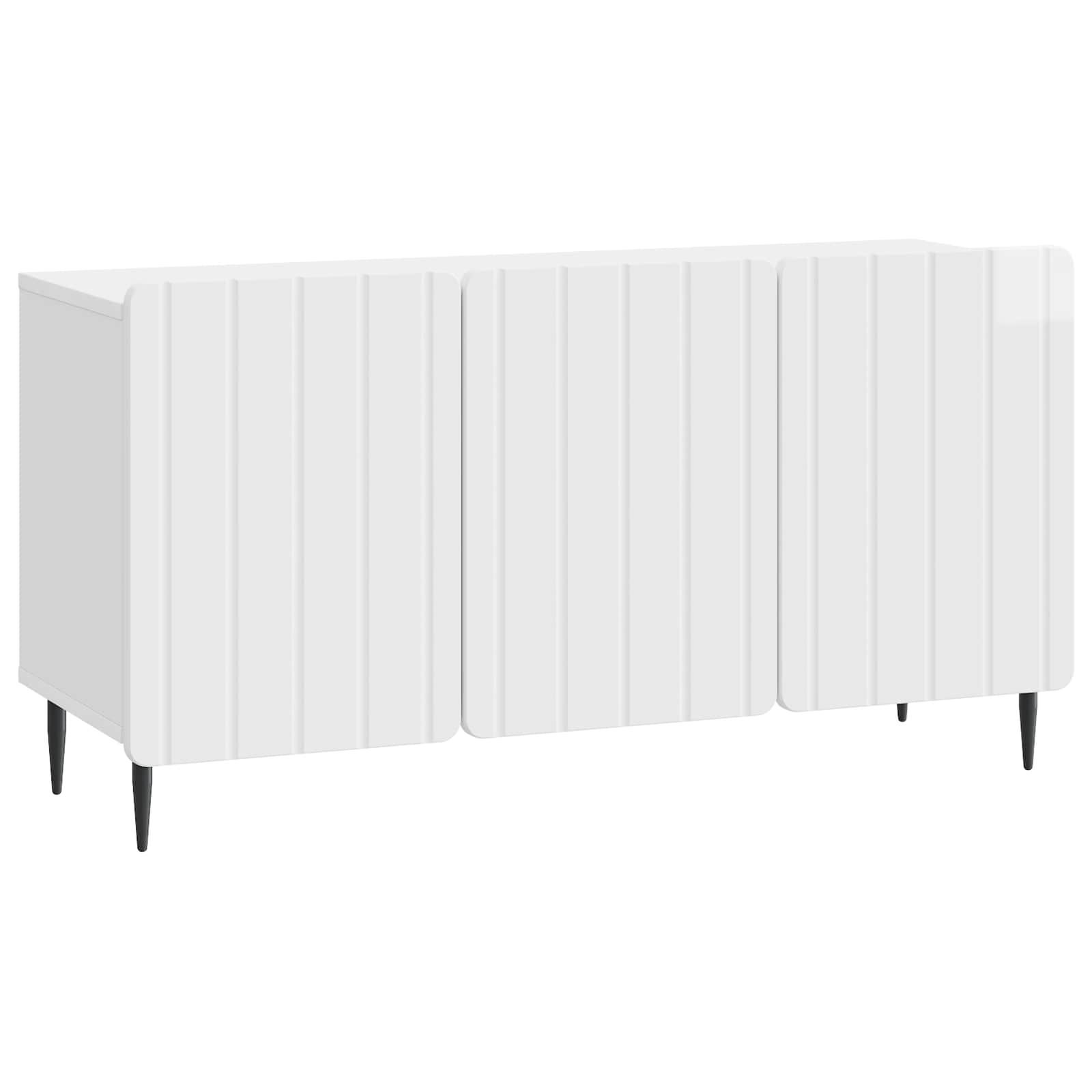 Ντουλάπι TV Γυαλιστερό Λευκό 99 x 34,5 x 52 cm - Pakobazaar