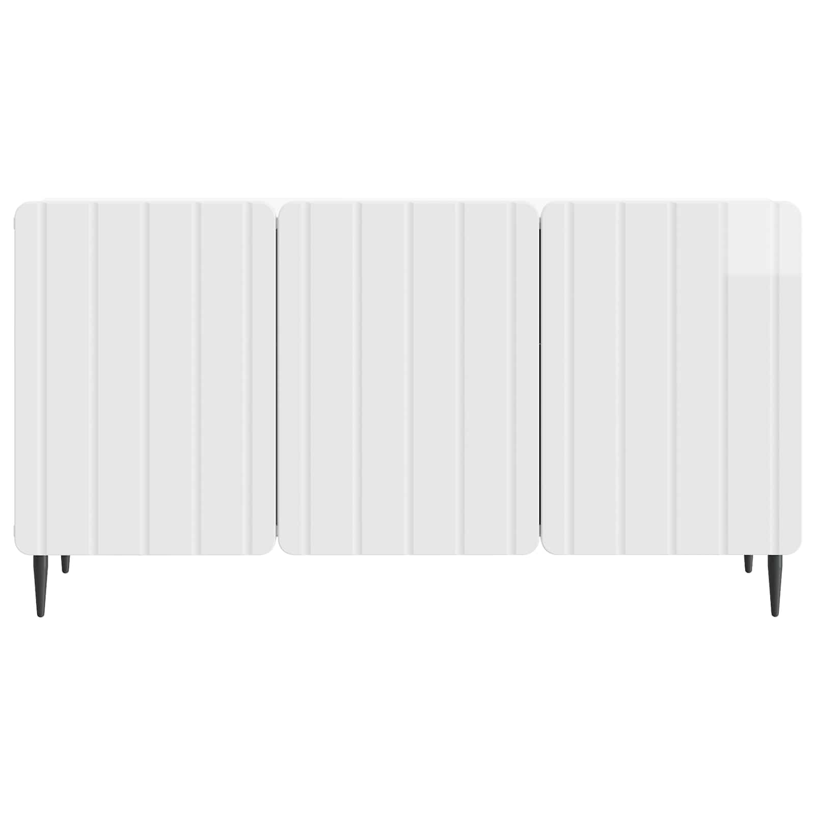Ντουλάπι TV Γυαλιστερό Λευκό 99 x 34,5 x 52 cm - Pakobazaar
