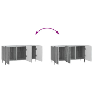 Ντουλάπι TV Γκρι Sonoma 99 x 34,5 x 52 cm Επεξεργασμένο Ξύλο - Pakobazaar