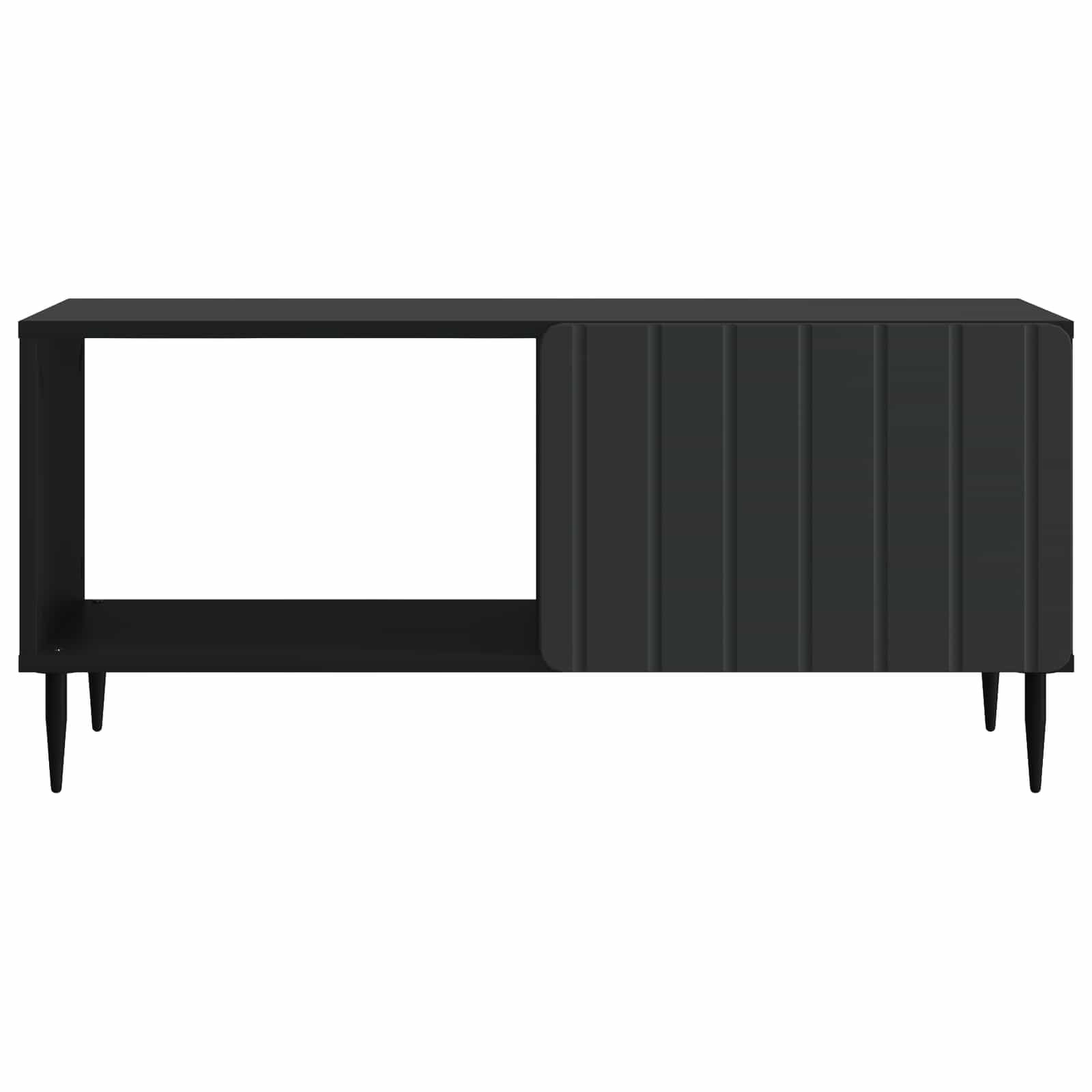 Τραπεζάκι σαλονιού Μαύρο 90 x 50 x 40 cm Επεξεργασμένο Ξύλο - Pakobazaar