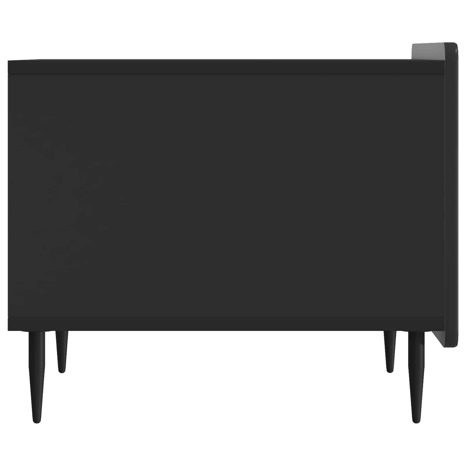 Τραπεζάκι σαλονιού Μαύρο 49 x 50 x 42 εκ. Επεξεργασμένο Ξύλο - Pakobazaar