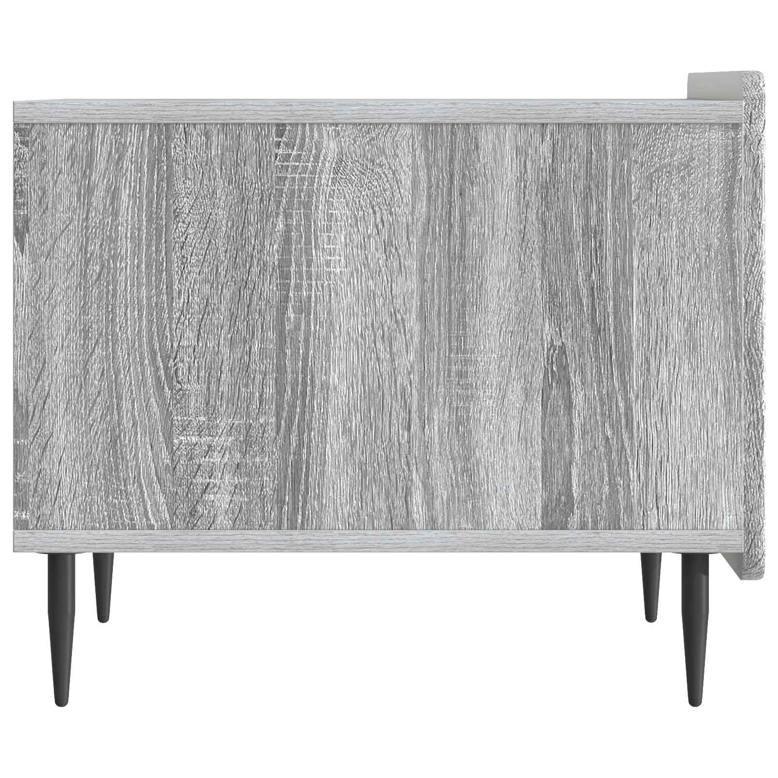 Τραπεζάκι σαλονιού με συρτάρι Γκρι Sonoma 49 x 50 x 42 εκ. - Pakobazaar