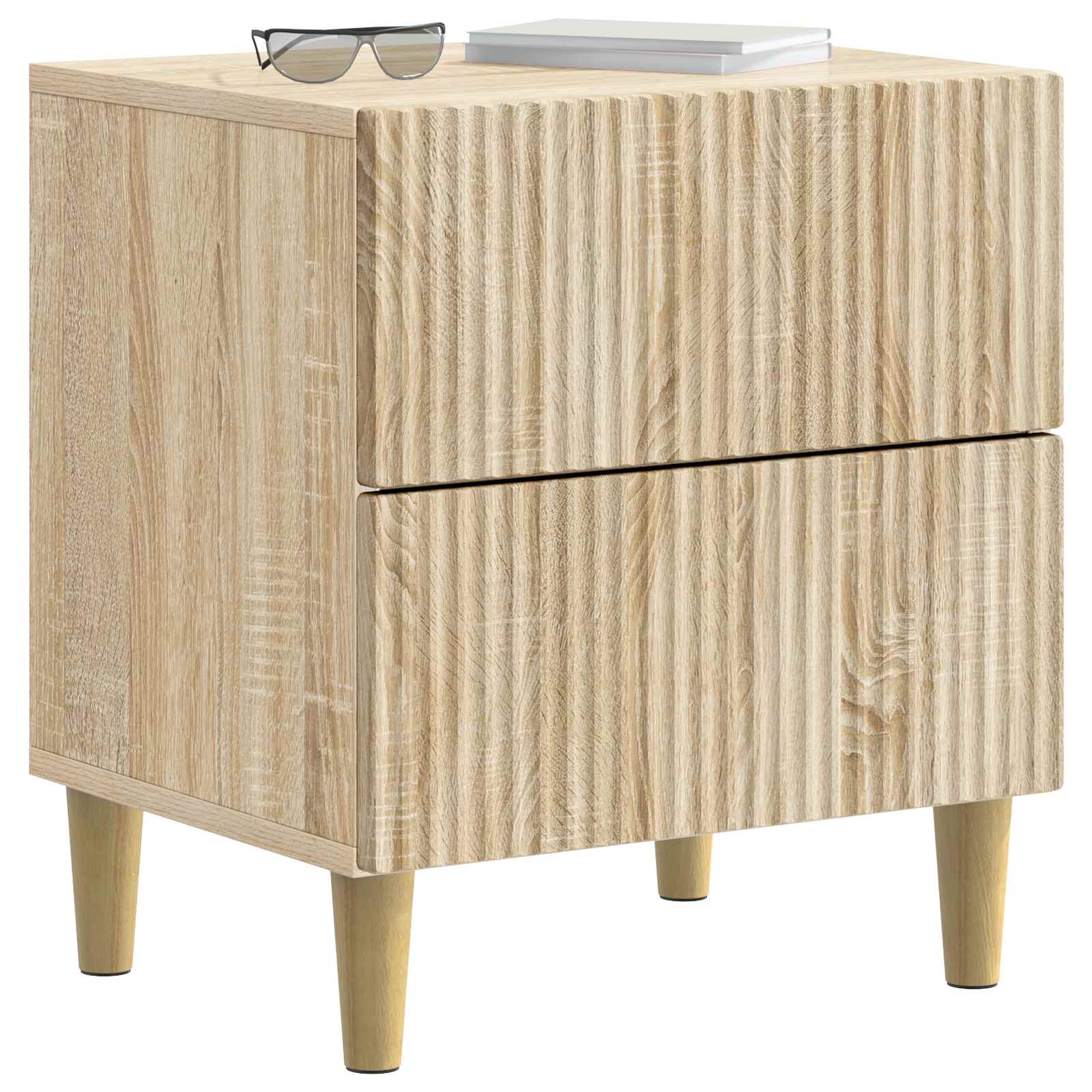 Κομοδίνο Sonoma Δρυς 43 x 34,5 x 48 εκ Επεξεργασμένο Ξύλο - Pakobazaar