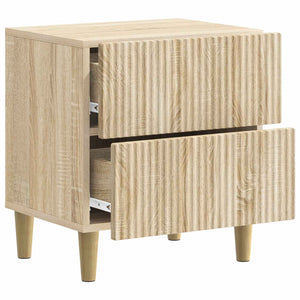 Κομοδίνο 2 pcs Sonoma Δρυς 43 x 34,5 x 48 εκ Επεξεργασμένο Ξύλο - Pakobazaar