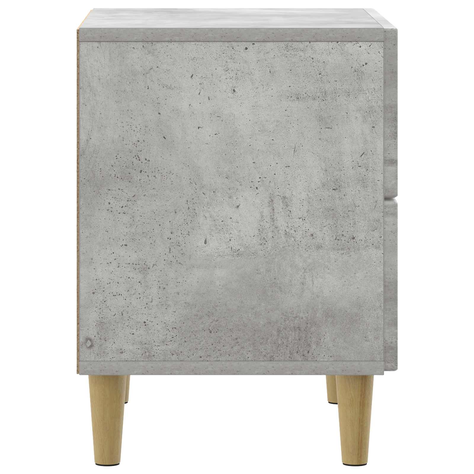 Κομοδίνο με συρτάρι 2 pcs Γκρι Σκυροδέματος 43 x 34,5 x 48 εκ - Pakobazaar