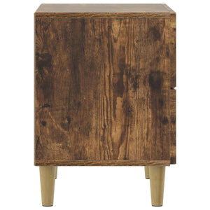 Κομοδίνο 2 pcs Καπνισμένο Ξύλο Δρυός 43 x 34,5 x 48 εκ - Pakobazaar