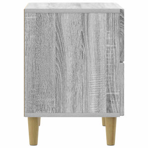 Κομοδίνο 2 pcs Γκρι Sonoma 43 x 34,5 x 48 εκ Επεξεργασμένο Ξύλο - Pakobazaar