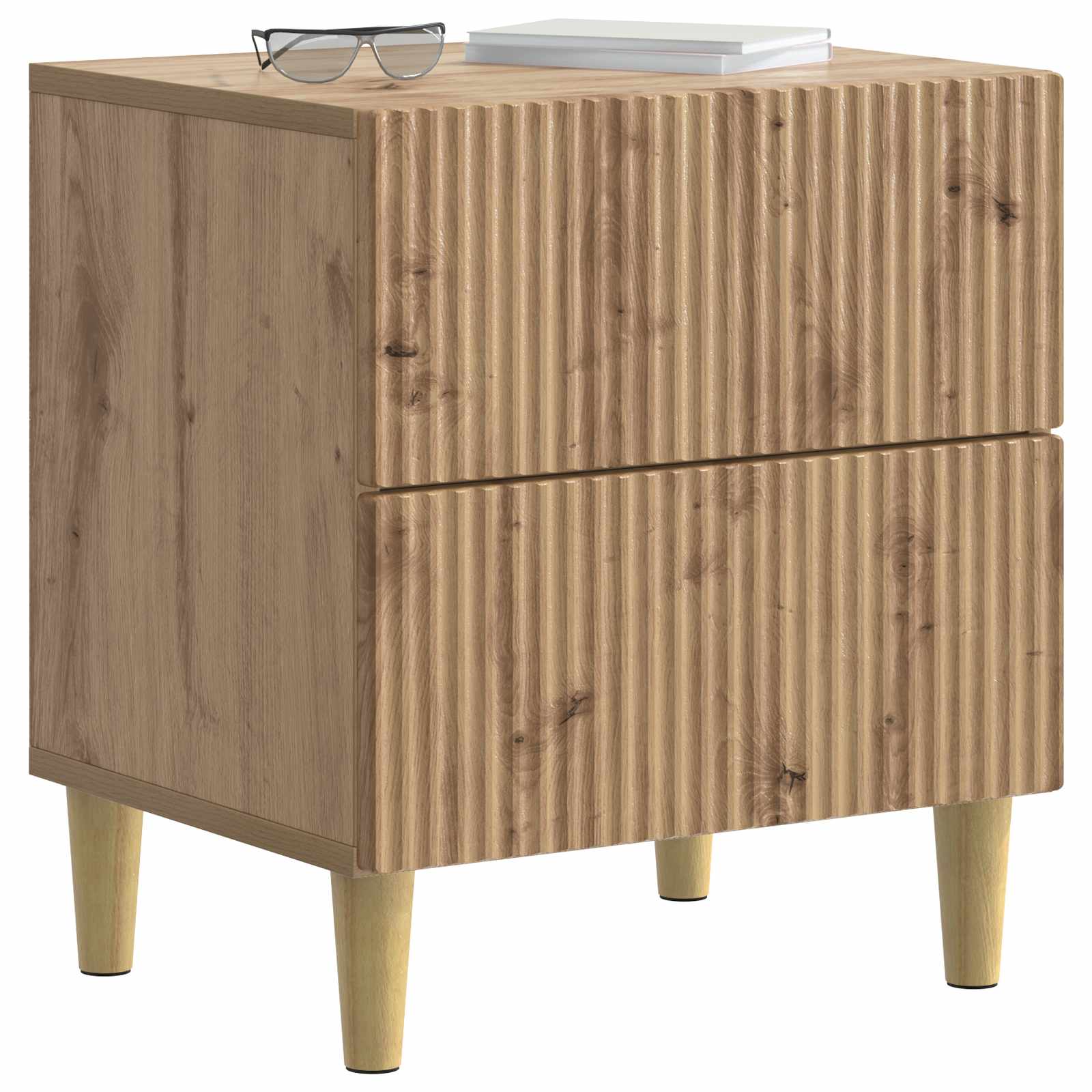 Κομοδίνο Artisan Δρυς 43 x 34,5 x 48 εκ Επεξεργασμένο Ξύλο - Pakobazaar