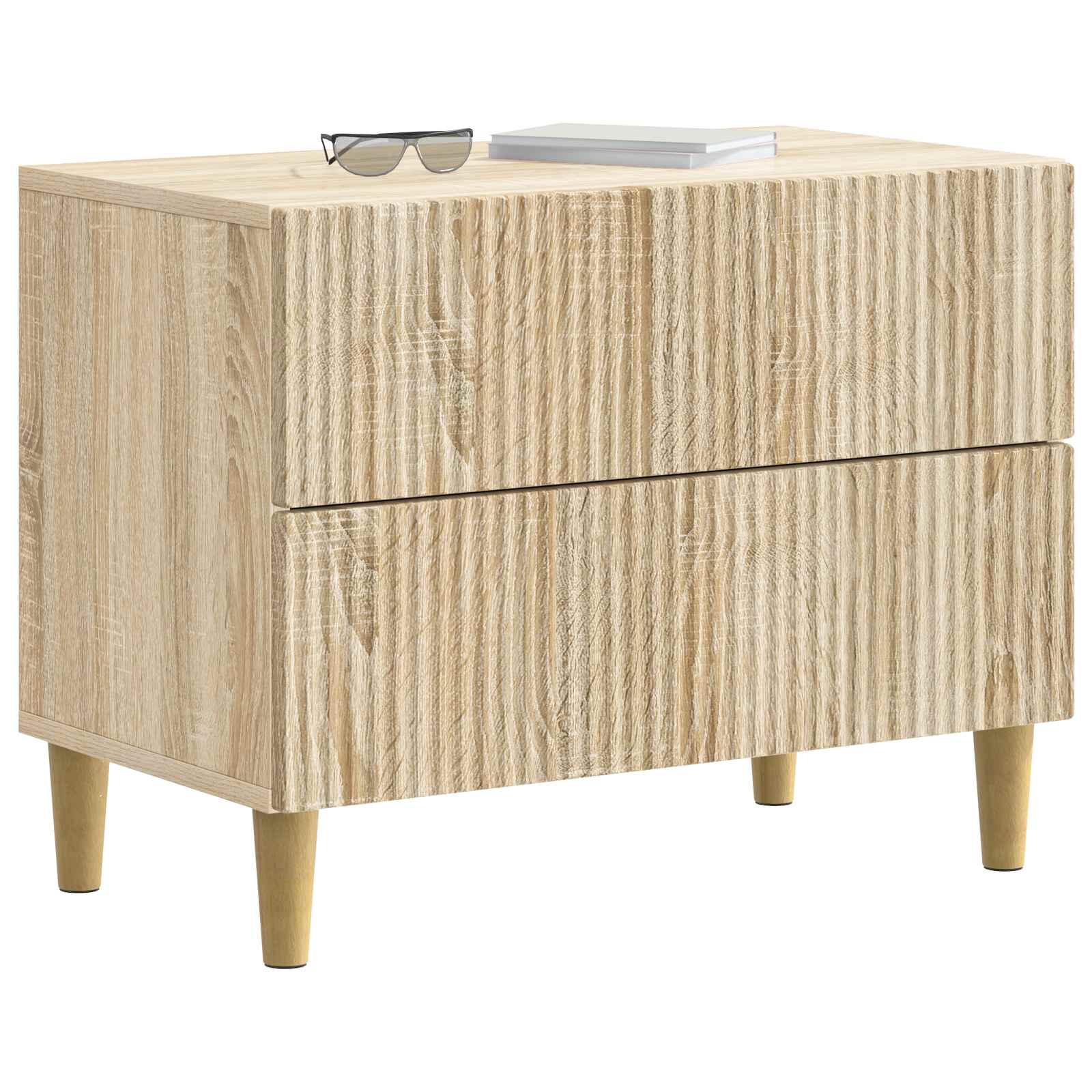 Κομοδίνο Sonoma Δρυς 62 x 34,5 x 48 εκ Επεξεργασμένο Ξύλο - Pakobazaar