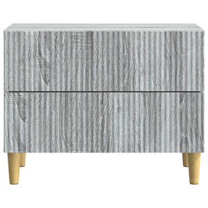 Κομοδίνο Γκρι Sonoma 62 x 34,5 x 48 εκ Επεξεργασμένο Ξύλο - Pakobazaar