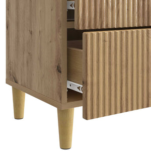 Κομοδίνο Artisan Δρυς 62 x 34,5 x 48 εκ Επεξεργασμένο Ξύλο - Pakobazaar