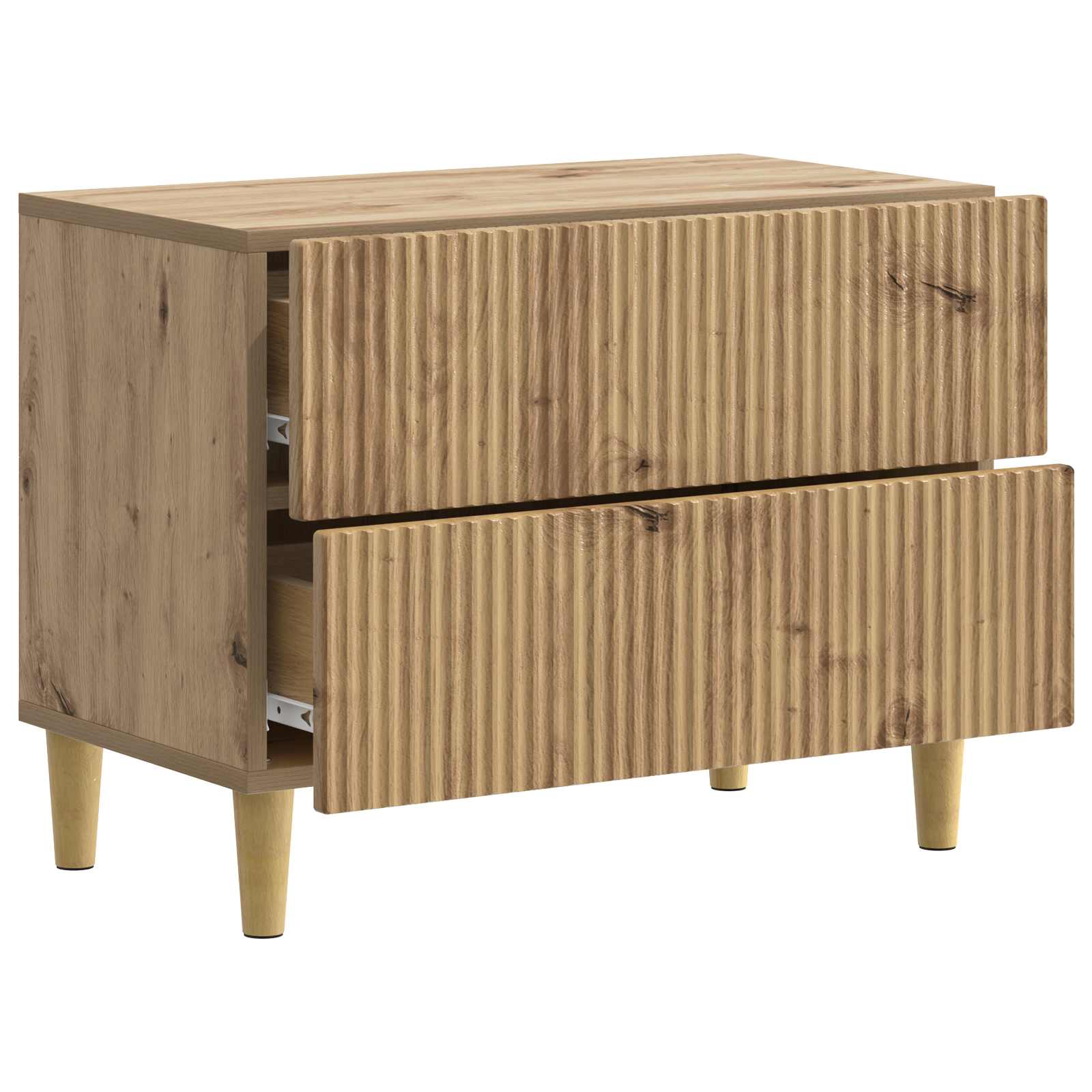 Κομοδίνο Artisan Δρυς 62 x 34,5 x 48 εκ Επεξεργασμένο Ξύλο - Pakobazaar