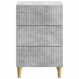 Κομοδίνο με συρτάρι Γκρι Σκυροδέματος 43 x 41 x 66,5 εκ. - Pakobazaar