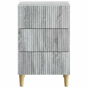 Κομοδίνο Γκρι Sonoma 43 x 41 x 66,5 εκ. Επεξεργασμένο Ξύλο - Pakobazaar
