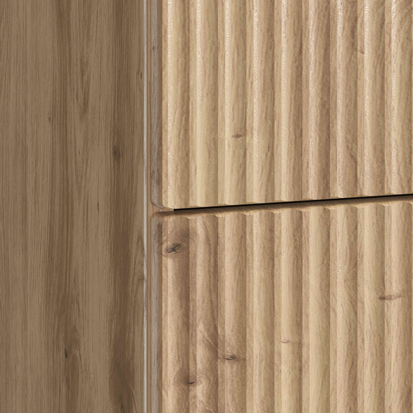 Κομοδίνο Artisan Δρυς 43 x 41 x 66,5 εκ. Επεξεργασμένο Ξύλο - Pakobazaar