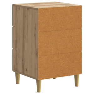 Κομοδίνο Artisan Δρυς 43 x 41 x 66,5 εκ. Επεξεργασμένο Ξύλο - Pakobazaar