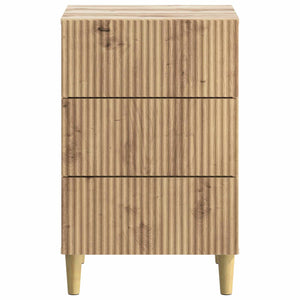 Κομοδίνο Artisan Δρυς 43 x 41 x 66,5 εκ. Επεξεργασμένο Ξύλο - Pakobazaar