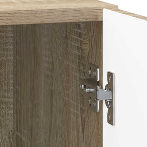 Κομοδίνο 2 pcs Sonoma Δρυς 43 x 34,5 x 50 εκ Επεξεργασμένο Ξύλο - Pakobazaar