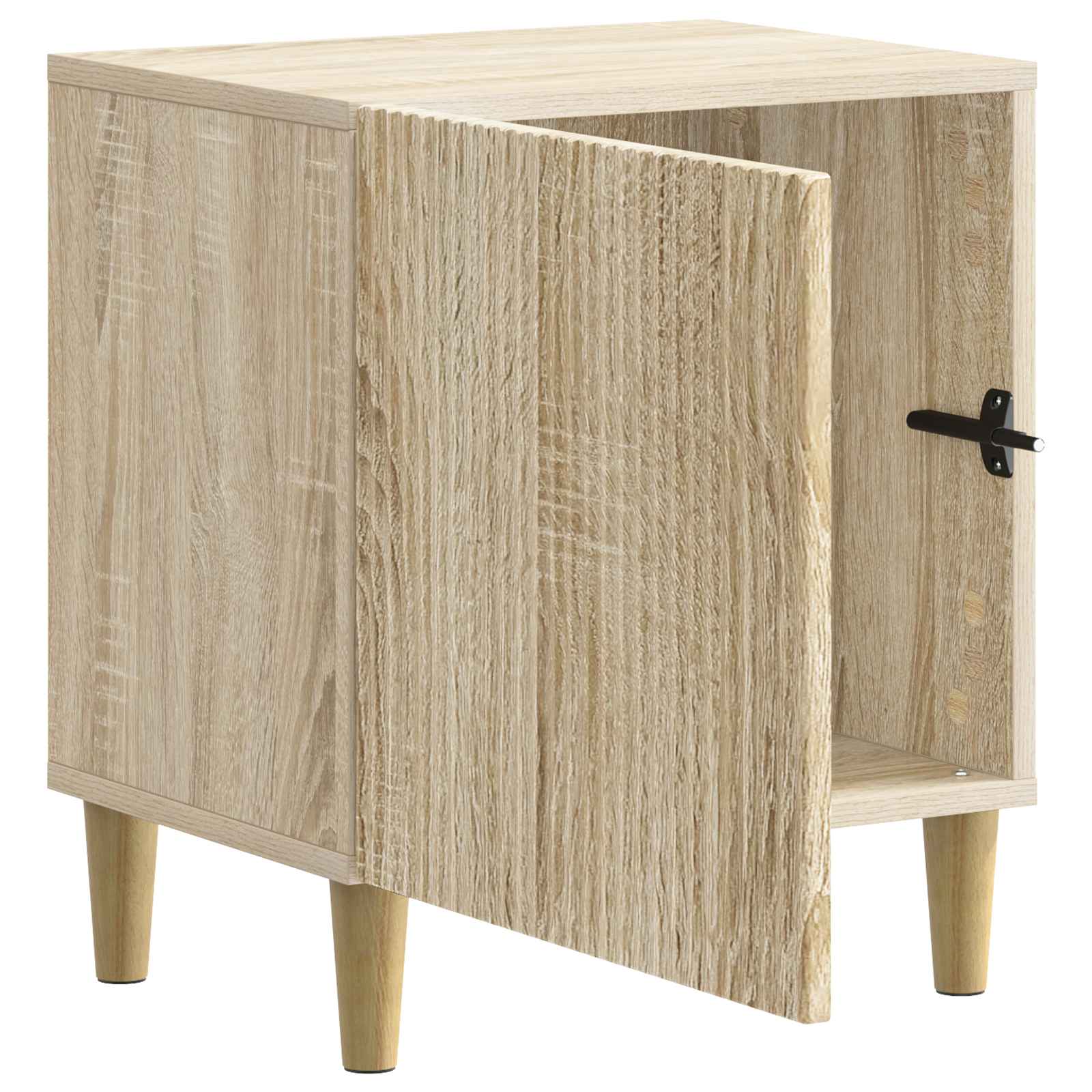 Κομοδίνο 2 pcs Sonoma Δρυς 43 x 34,5 x 50 εκ Επεξεργασμένο Ξύλο - Pakobazaar