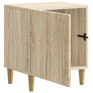 Κομοδίνο 2 pcs Sonoma Δρυς 43 x 34,5 x 50 εκ Επεξεργασμένο Ξύλο - Pakobazaar