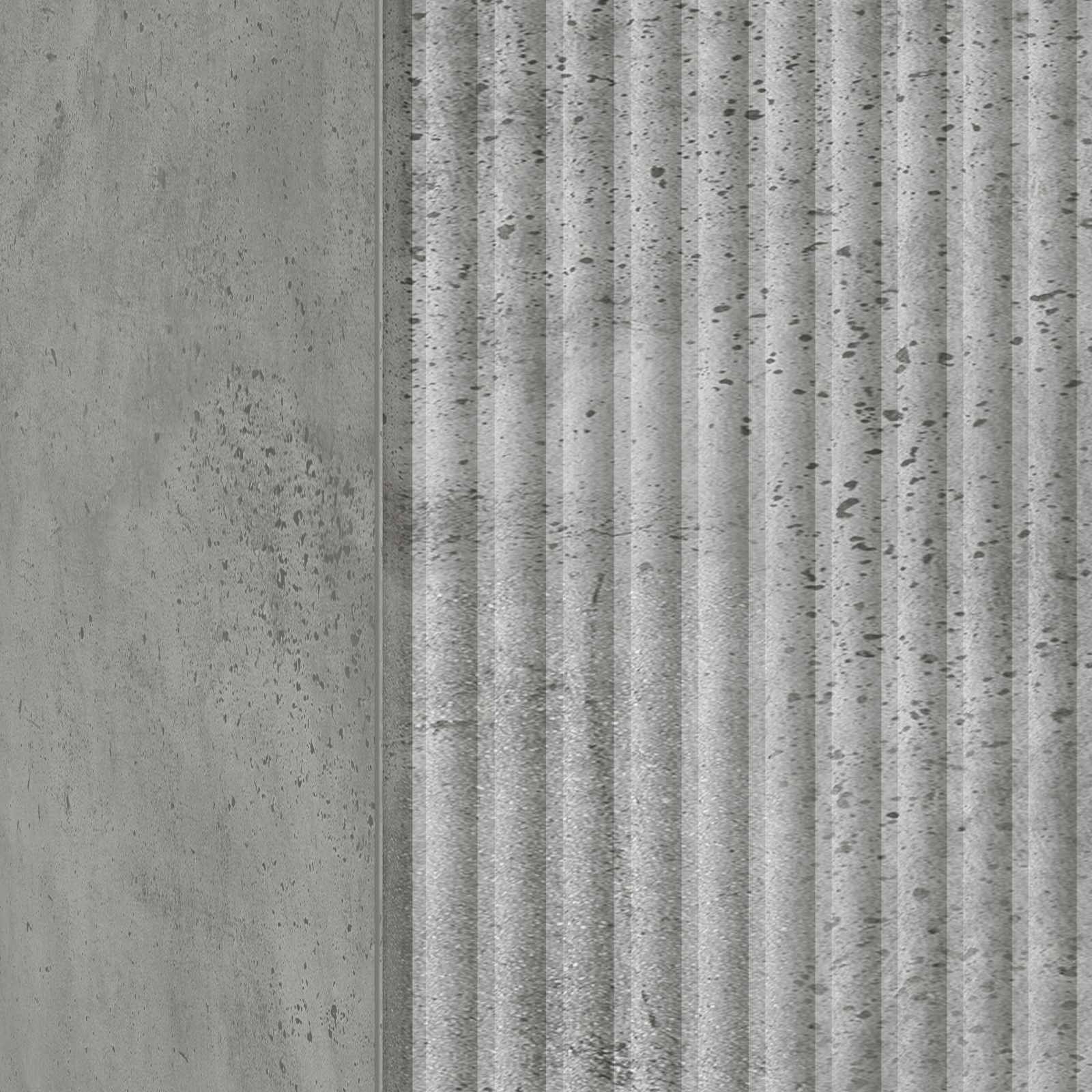 Κομοδίνο 2 pcs Γκρι Σκυροδέματος 43 x 34,5 x 50 εκ - Pakobazaar
