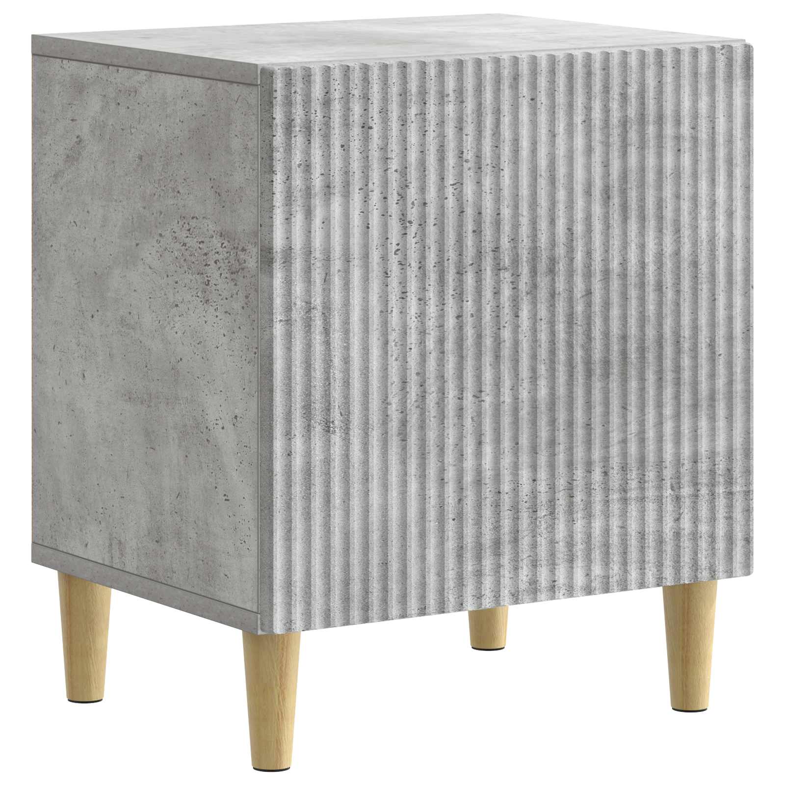 Κομοδίνο 2 pcs Γκρι Σκυροδέματος 43 x 34,5 x 50 εκ - Pakobazaar