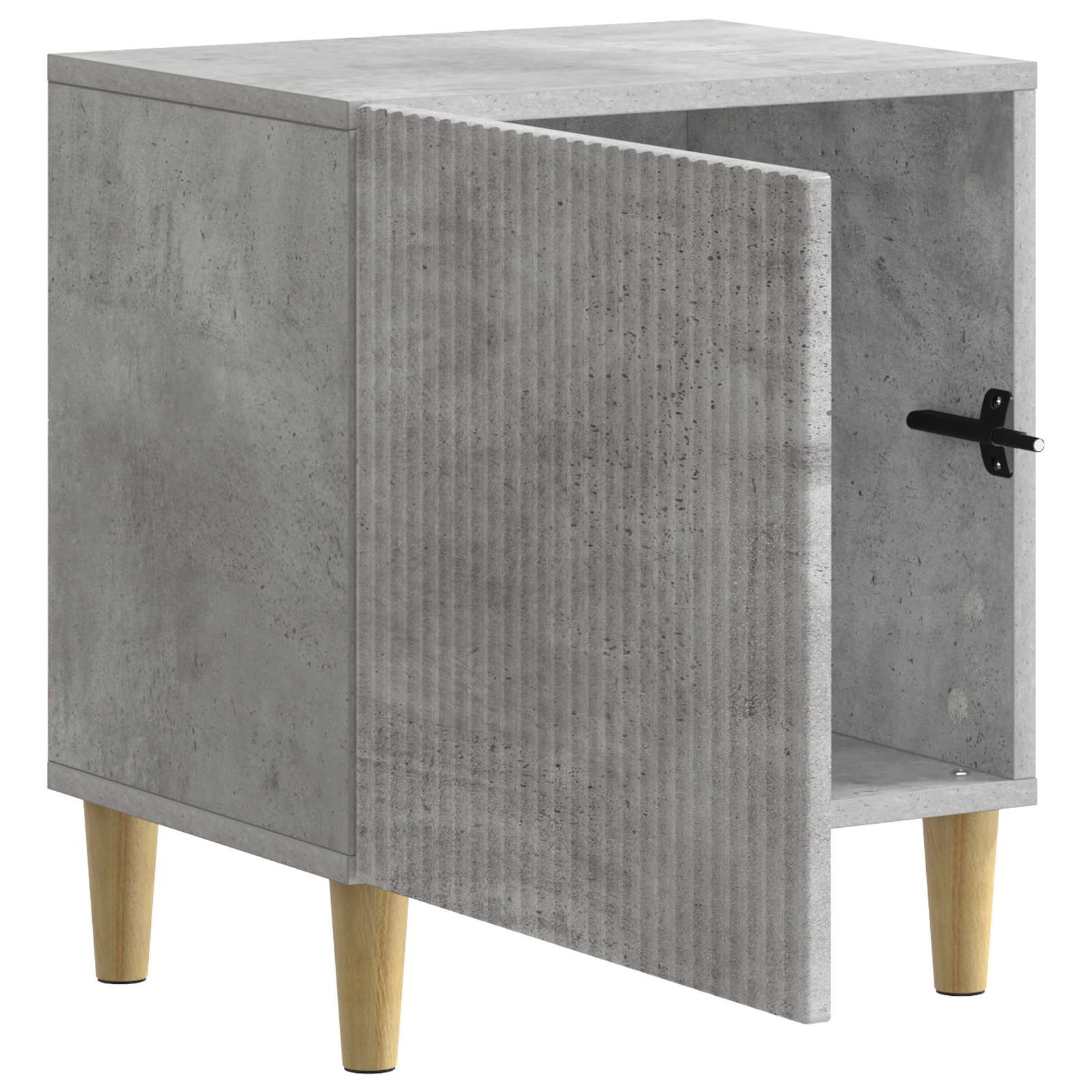 Κομοδίνο 2 pcs Γκρι Σκυροδέματος 43 x 34,5 x 50 εκ - Pakobazaar