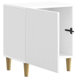 Κομοδίνο 2 pcs Γυαλιστερό Λευκό 43 x 34,5 x 50 εκ - Pakobazaar