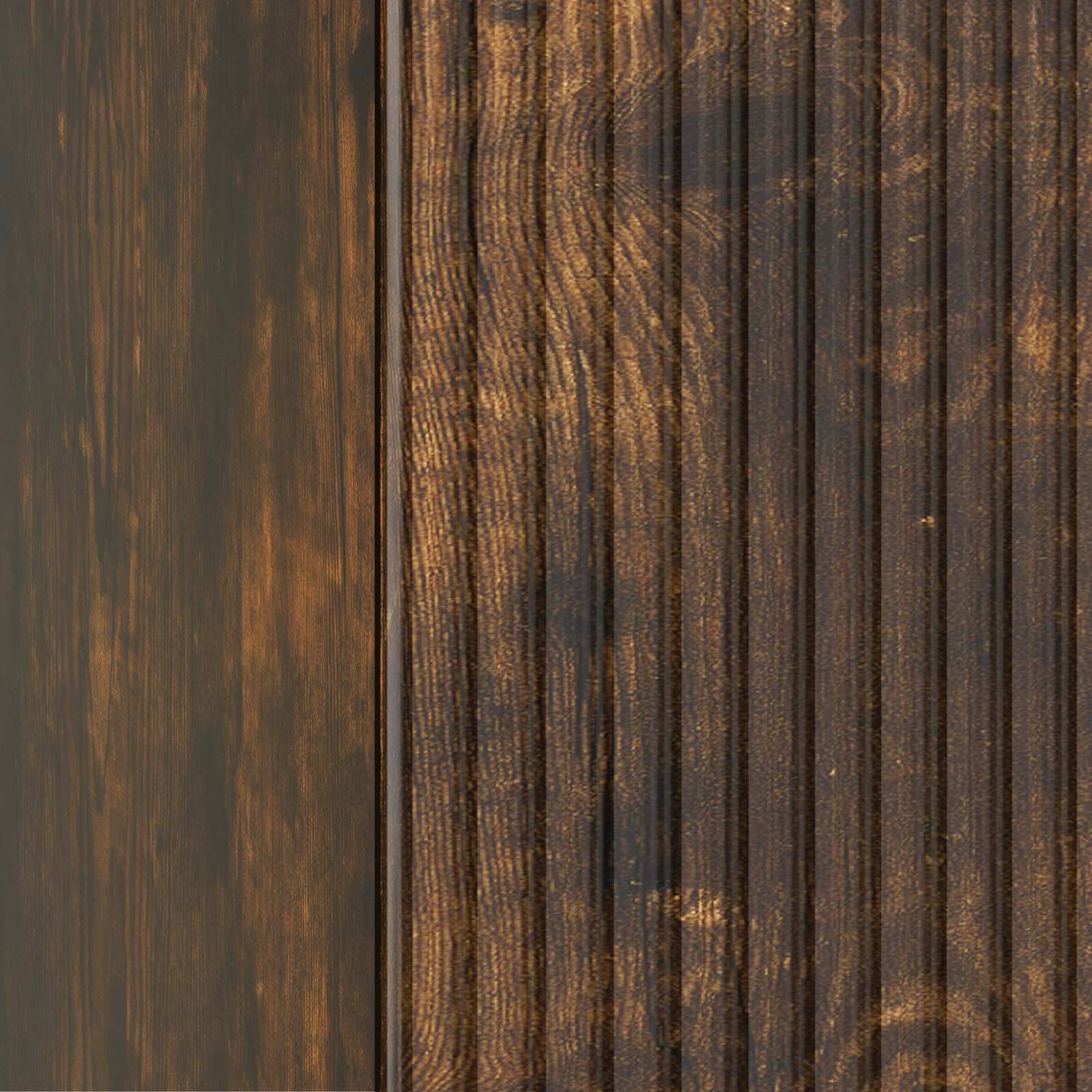 Κομοδίνο 2 pcs Καπνισμένο Ξύλο Δρυός 43 x 34,5 x 50 εκ - Pakobazaar