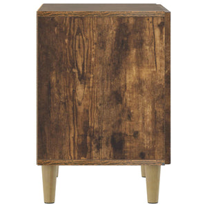 Κομοδίνο 2 pcs Καπνισμένο Ξύλο Δρυός 43 x 34,5 x 50 εκ - Pakobazaar