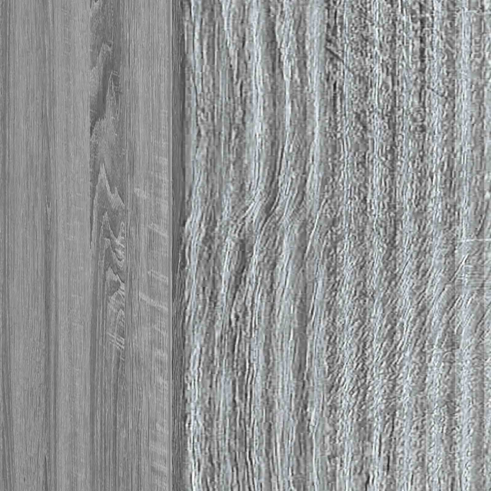 Κομοδίνο 2 pcs Γκρι Sonoma 43 x 34,5 x 50 εκ Επεξεργασμένο Ξύλο - Pakobazaar