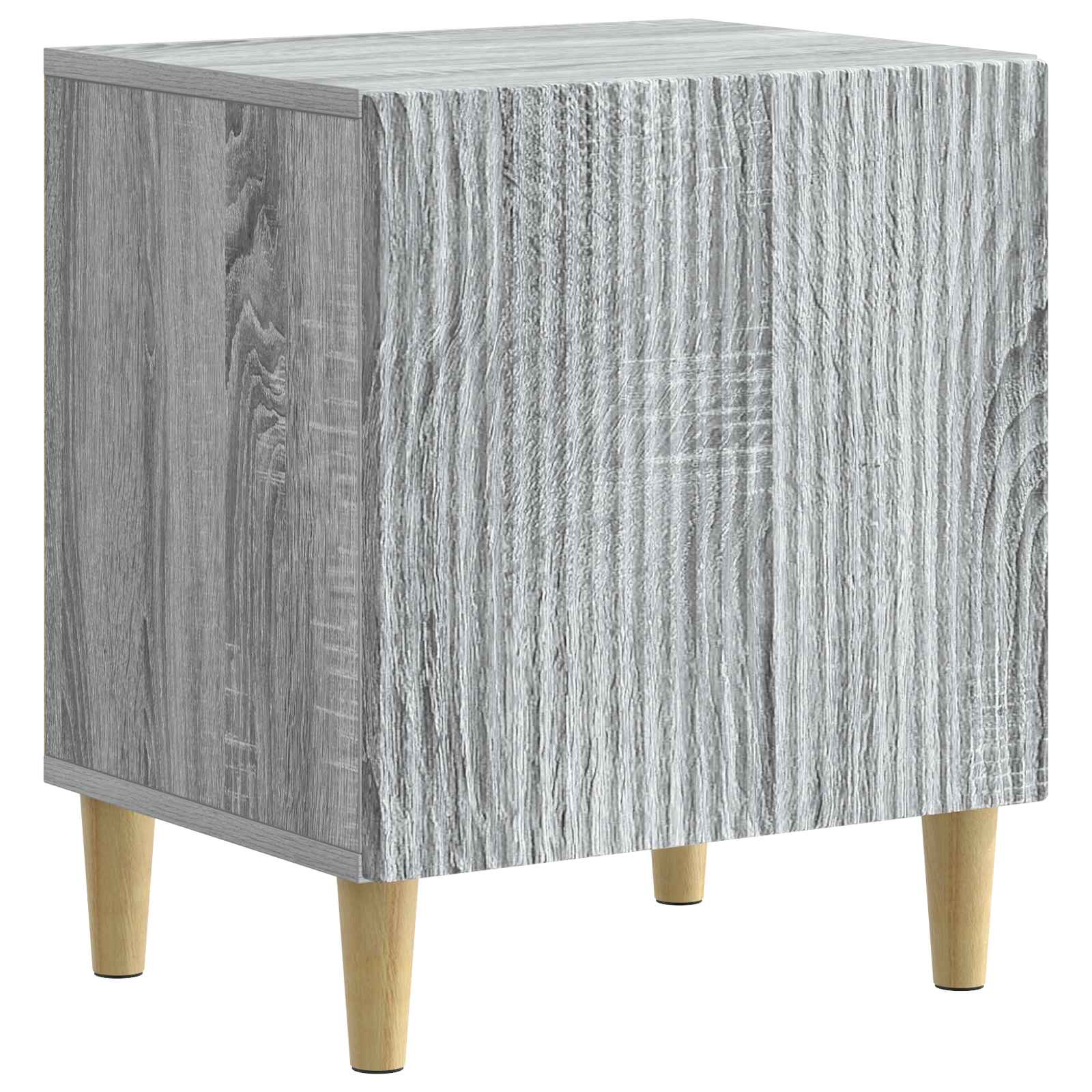 Κομοδίνο 2 pcs Γκρι Sonoma 43 x 34,5 x 50 εκ Επεξεργασμένο Ξύλο - Pakobazaar