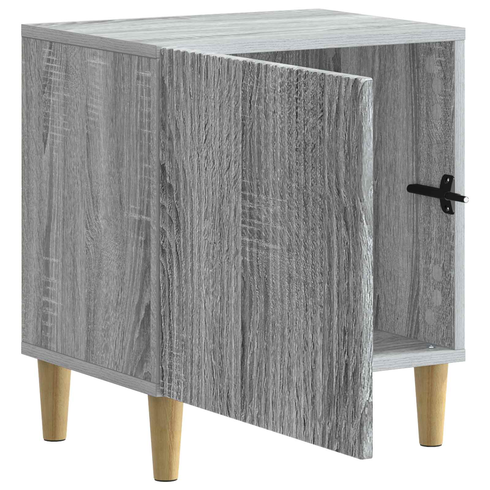 Κομοδίνο 2 pcs Γκρι Sonoma 43 x 34,5 x 50 εκ Επεξεργασμένο Ξύλο - Pakobazaar