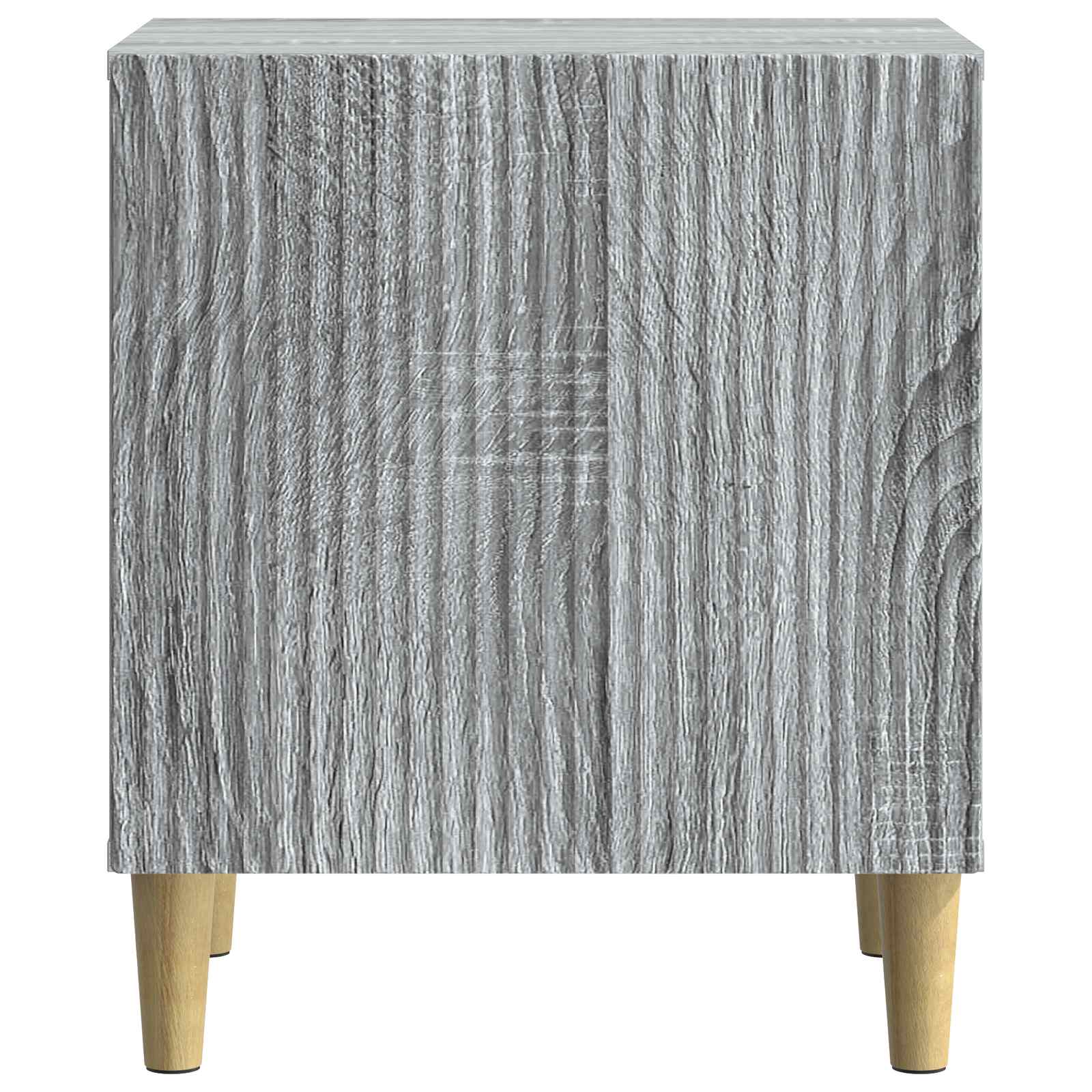 Κομοδίνο 2 pcs Γκρι Sonoma 43 x 34,5 x 50 εκ Επεξεργασμένο Ξύλο - Pakobazaar