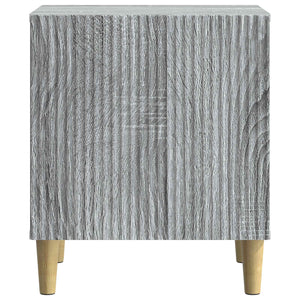 Κομοδίνο 2 pcs Γκρι Sonoma 43 x 34,5 x 50 εκ Επεξεργασμένο Ξύλο - Pakobazaar