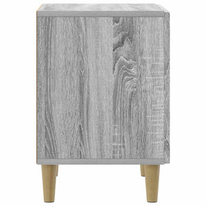 Κομοδίνο 2 pcs Γκρι Sonoma 43 x 34,5 x 50 εκ Επεξεργασμένο Ξύλο - Pakobazaar