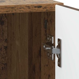 Κομοδίνο 2 pcs Παλαιωμένο ξύλο 43 x 34,5 x 50 εκ - Pakobazaar