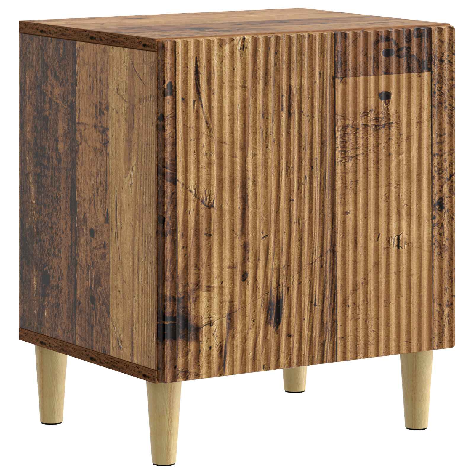 Κομοδίνο 2 pcs Παλαιωμένο ξύλο 43 x 34,5 x 50 εκ - Pakobazaar