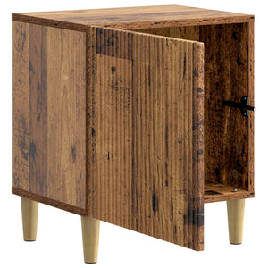 Κομοδίνο 2 pcs Παλαιωμένο ξύλο 43 x 34,5 x 50 εκ - Pakobazaar