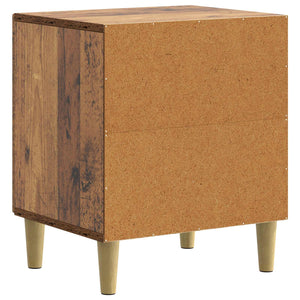 Κομοδίνο 2 pcs Παλαιωμένο ξύλο 43 x 34,5 x 50 εκ - Pakobazaar
