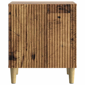 Κομοδίνο 2 pcs Παλαιωμένο ξύλο 43 x 34,5 x 50 εκ - Pakobazaar