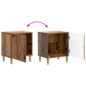 Κομοδίνο 2 pcs Παλαιωμένο ξύλο 43 x 34,5 x 50 εκ - Pakobazaar