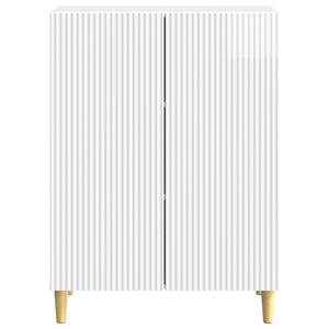 Πλαϊνό γραφείο Γυαλιστερό Λευκό 66 x 34,5 x 90 εκ - Pakobazaar