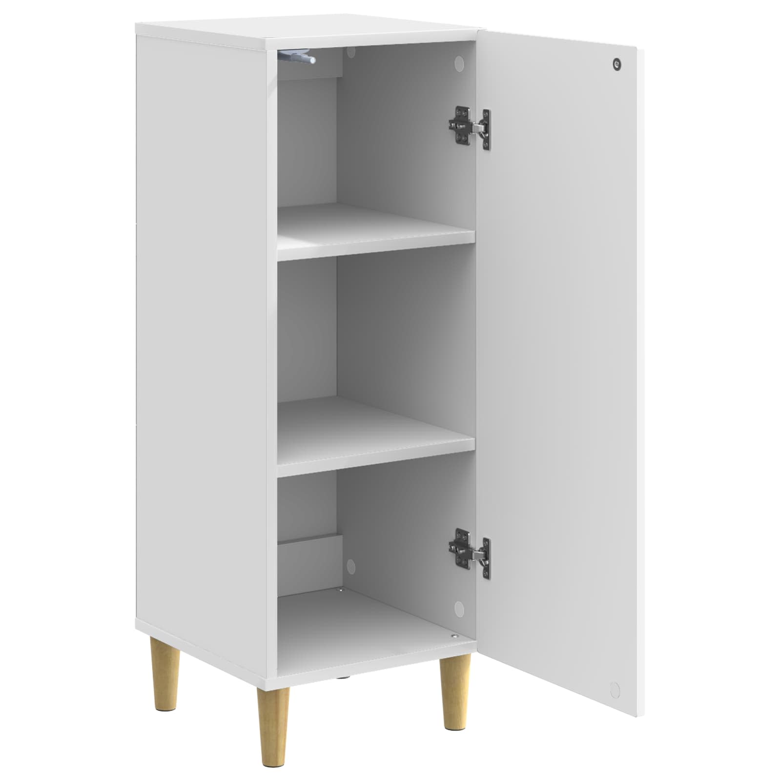 Πλαϊνό γραφείο Γυαλιστερό Λευκό 33 x 34,5 x 90 εκ - Pakobazaar