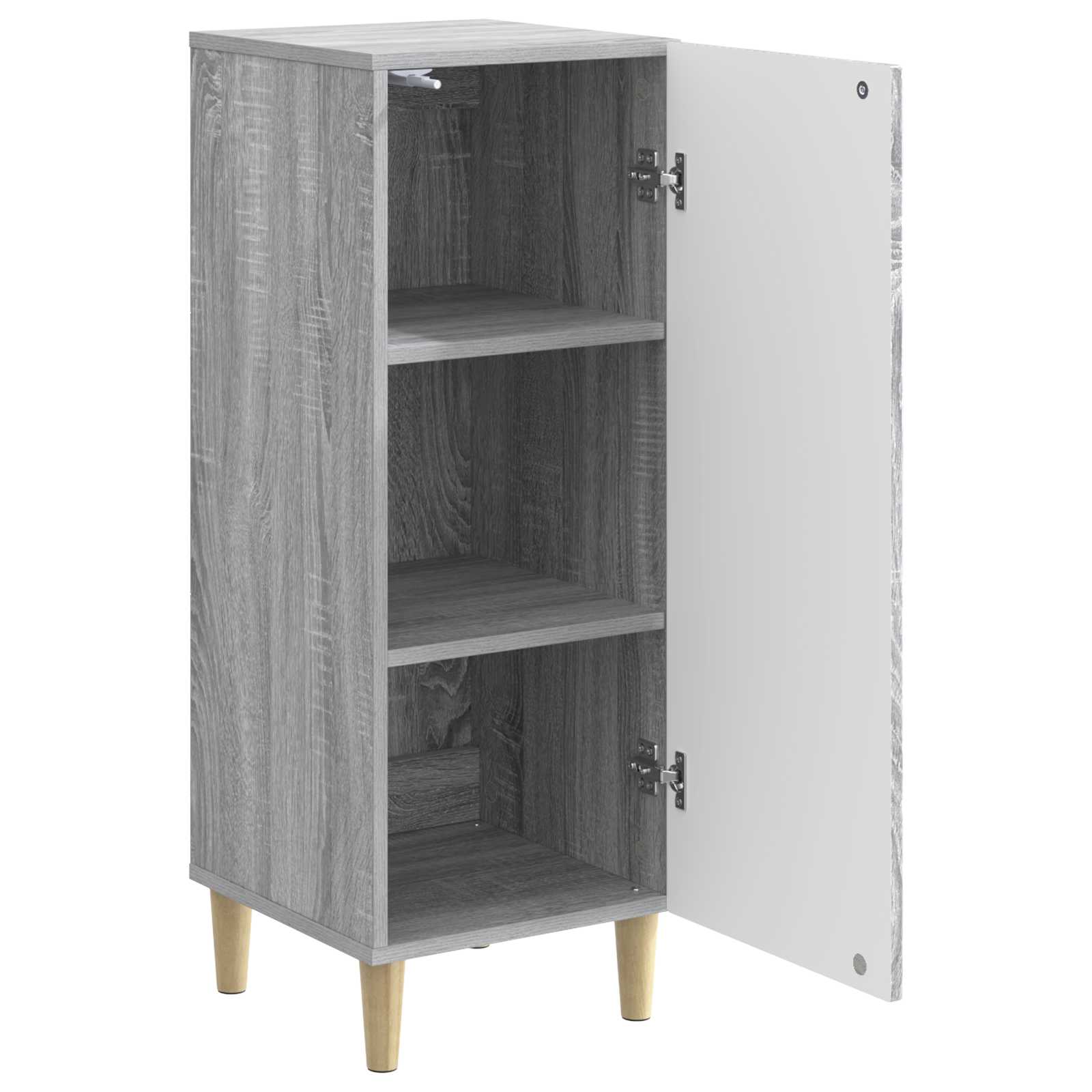 Πλαϊνό γραφείο Γκρι Sonoma 33 x 34,5 x 90 εκ Επεξεργασμένο Ξύλο - Pakobazaar