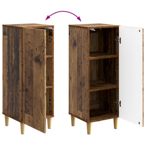 Πλαϊνό γραφείο Παλαιωμένο ξύλο 33 x 34,5 x 90 εκ - Pakobazaar